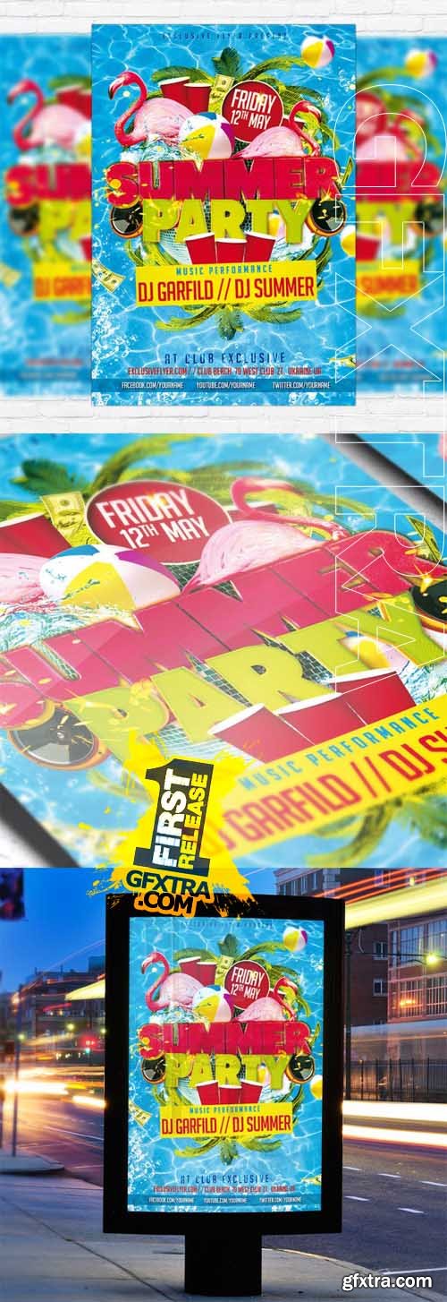Summer Party - Flyer Template Summer Party - Flyer Template