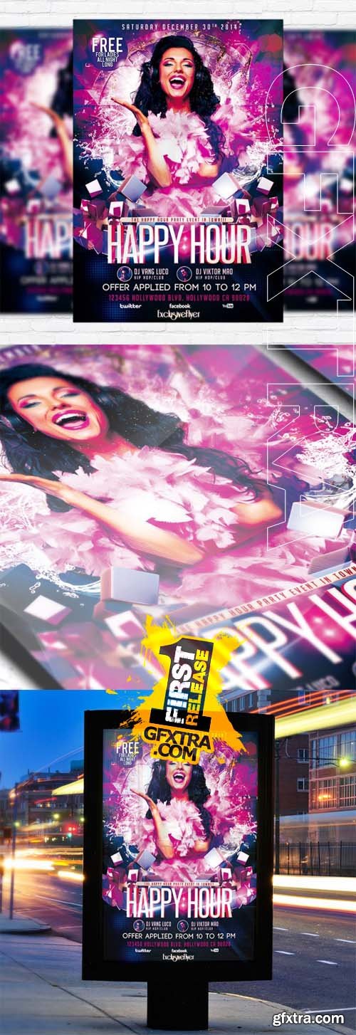 Happy Hour - Flyer Template