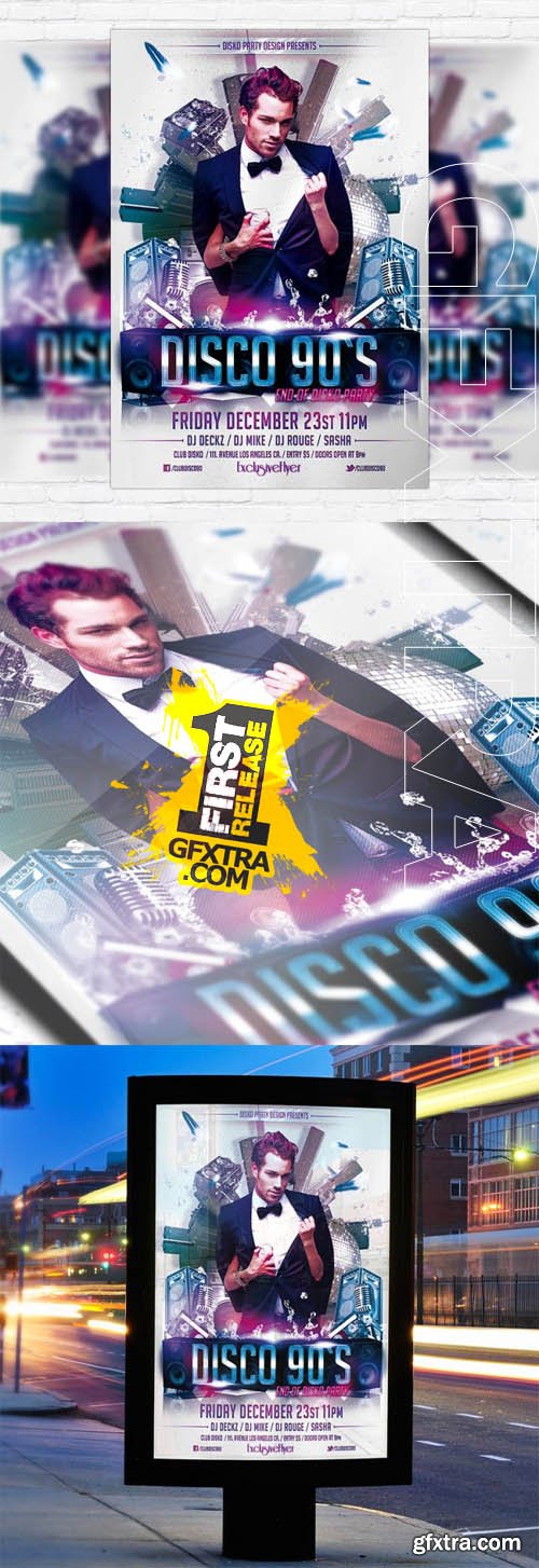 Disco 90s - Flyer Template