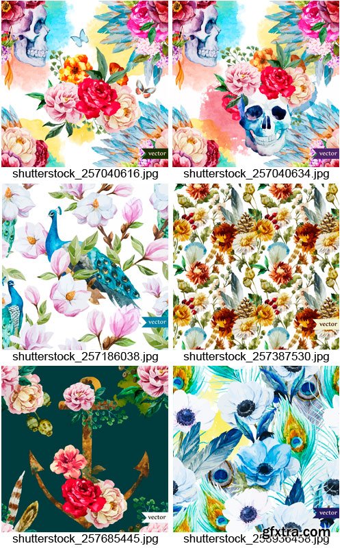 Amazing SS - Watercolor Backgrounds, 25xEPS