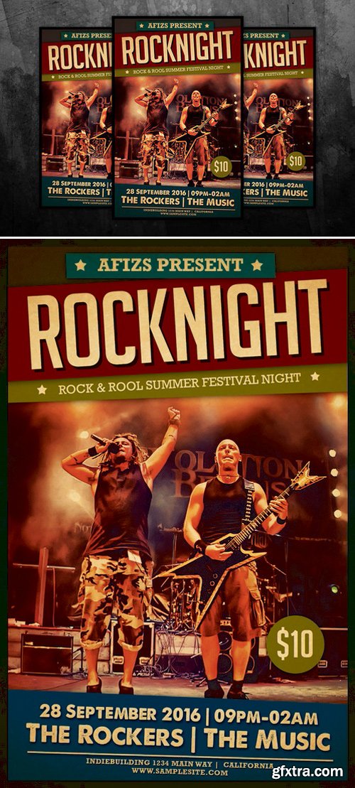 CM - Rock Night Concert Flyer 275000