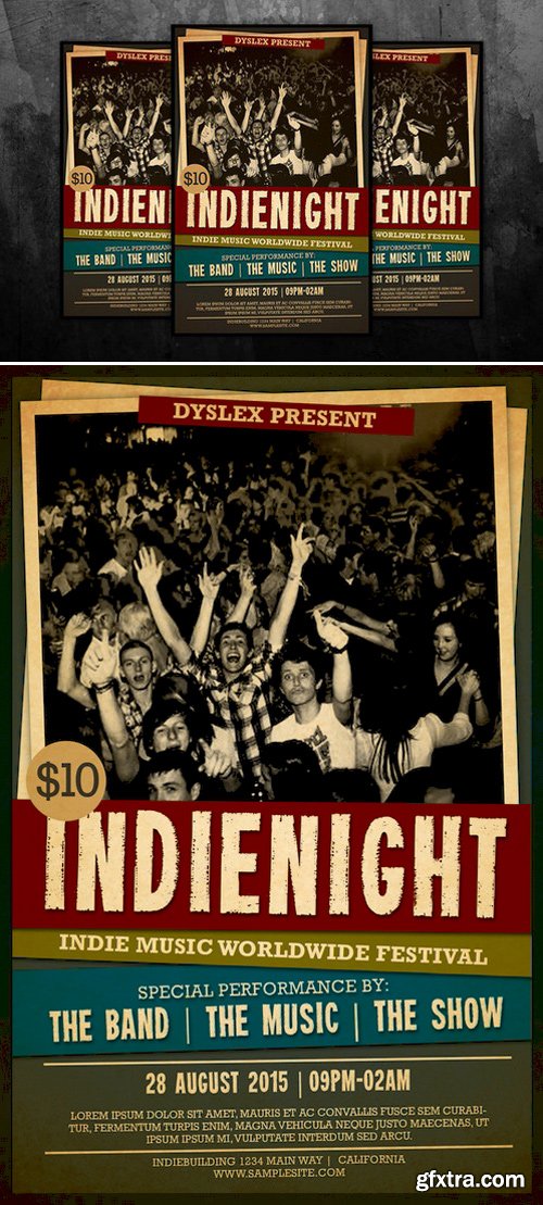 CM - Indie Night Concert Flyer 10001