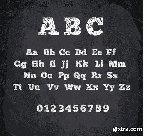 Collection of vector picture alphabet letter calligraphic elements figure ornament 25 Eps