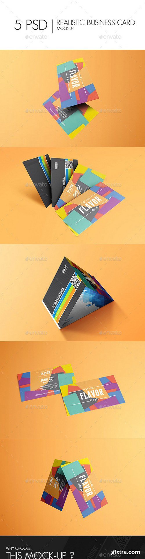 GraphicRiver - 11799947 Realistic Business Card Mock-Up
