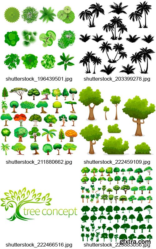 Amazing SS - Trees &amp; Plants, 25xEPS