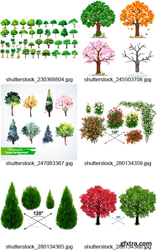 Amazing SS - Trees &amp; Plants, 25xEPS