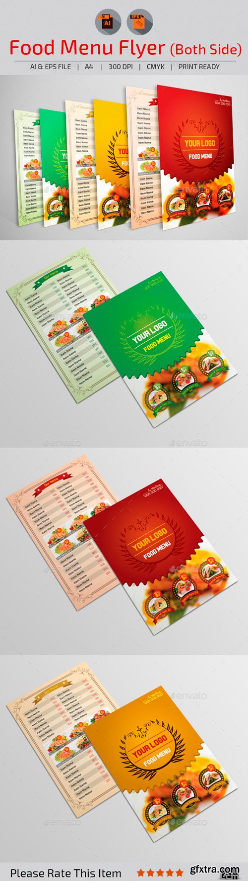 GraphicRiver - Food Menu Flyer 10946879 GraphicRiver - Food Menu Flyer 10946879