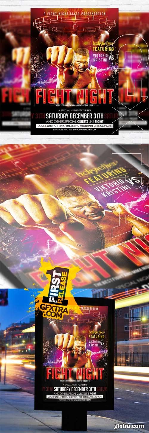 Fight Night - Flyer Template