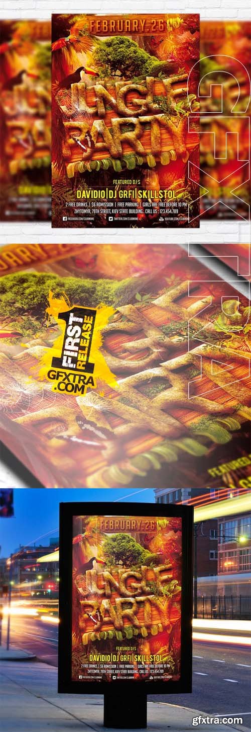 Jungle Party - Flyer Template
