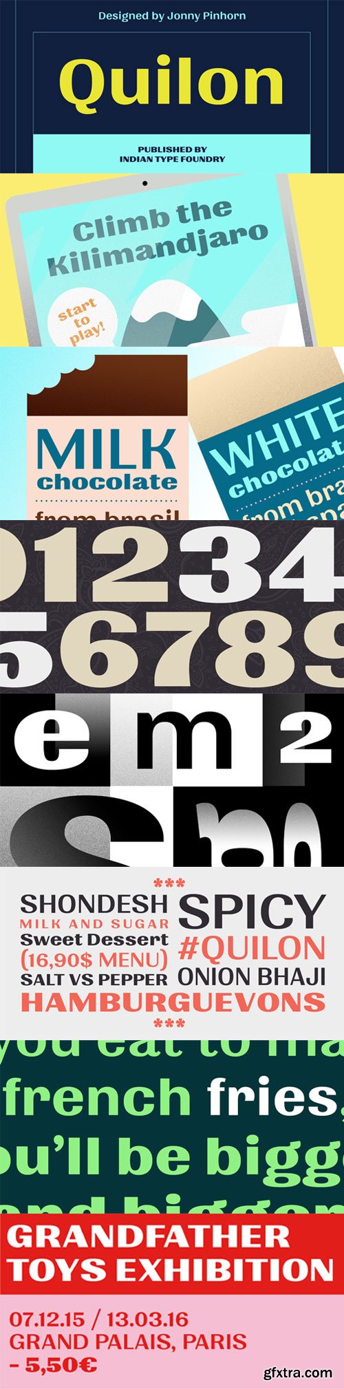 Quilon - A High-Contrast Sans Serif Family 4xOTF $100