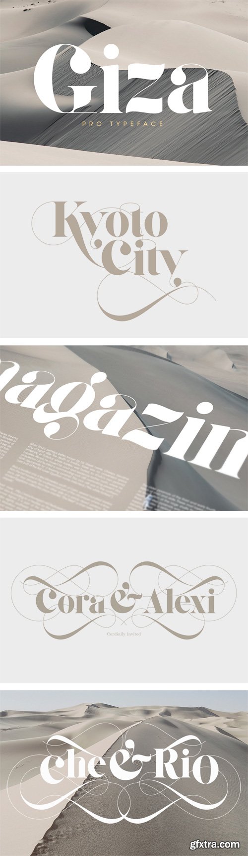 Giza Pro Font