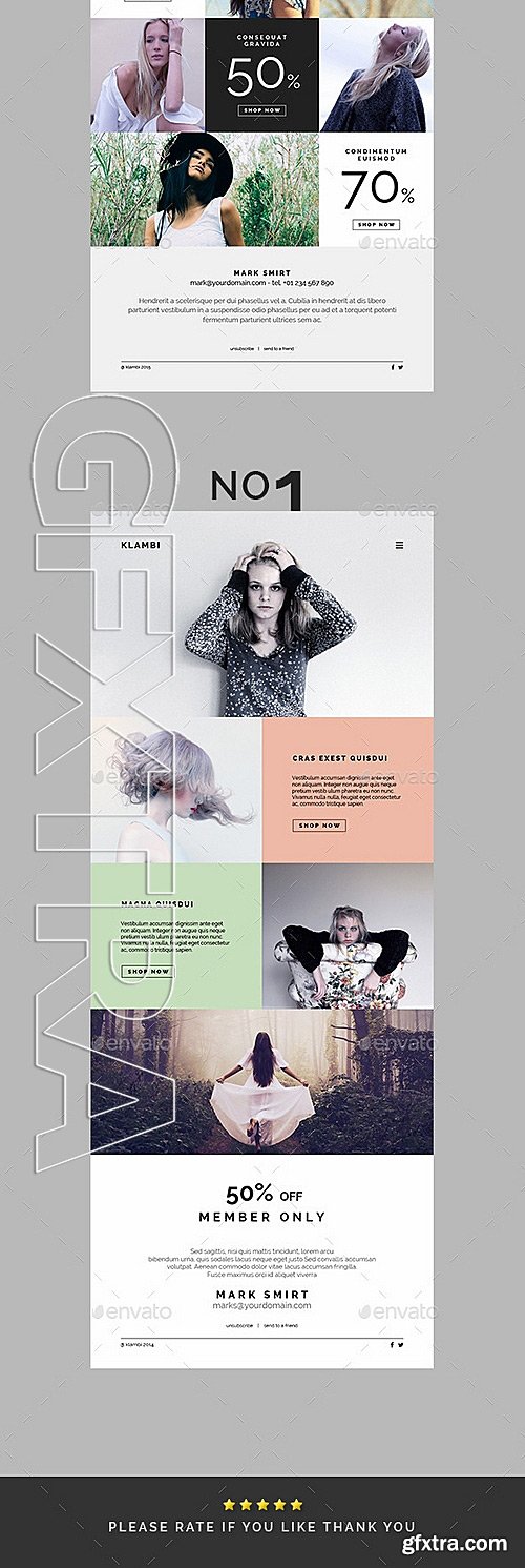 GraphicRiver - Fashion E-Newsletter Bundle 11441946