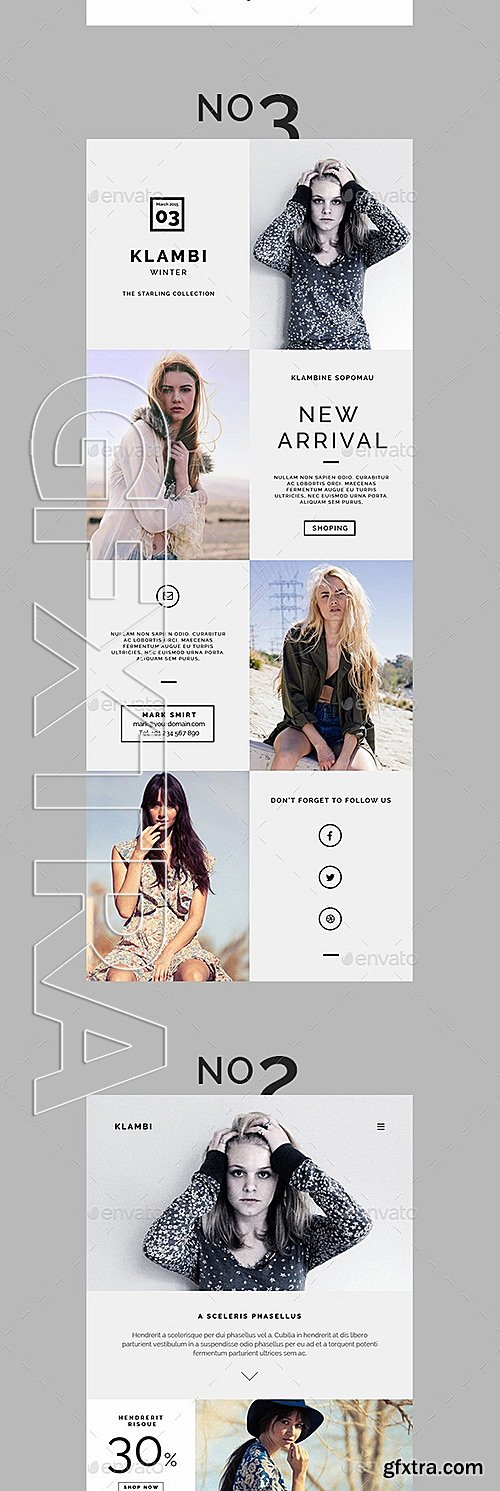 GraphicRiver - Fashion E-Newsletter Bundle 11441946