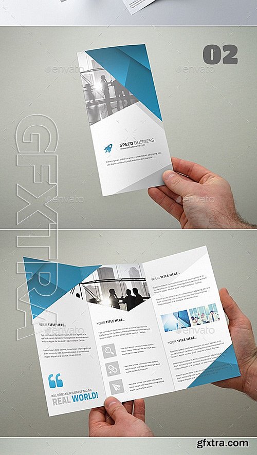 GraphicRiver - 2 in 1 Creative Tri-Fold Brochure Bundle 11846496