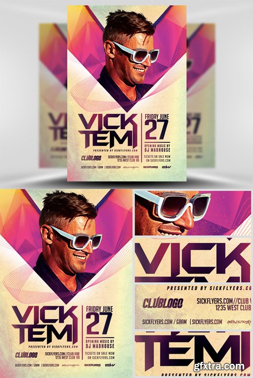 Premium DJ Flyer Template 2