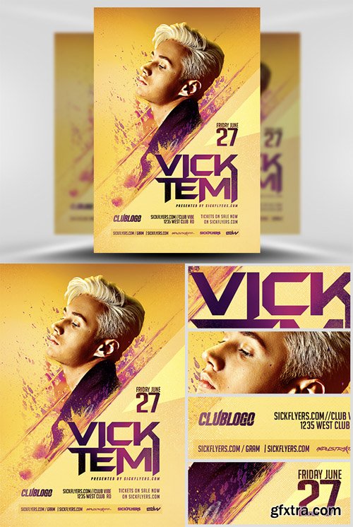 Premium DJ Flyer Template 3