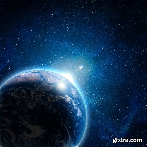 Blue Planet Earth - 5 UHQ JPEG