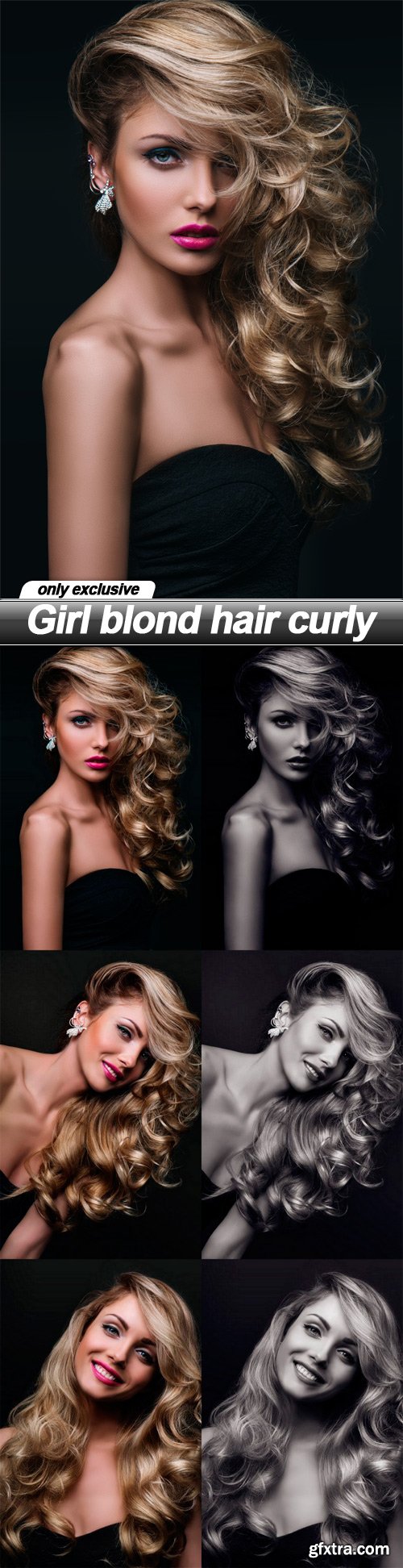 Girl blond hair curly - 6 UHQ JPEG