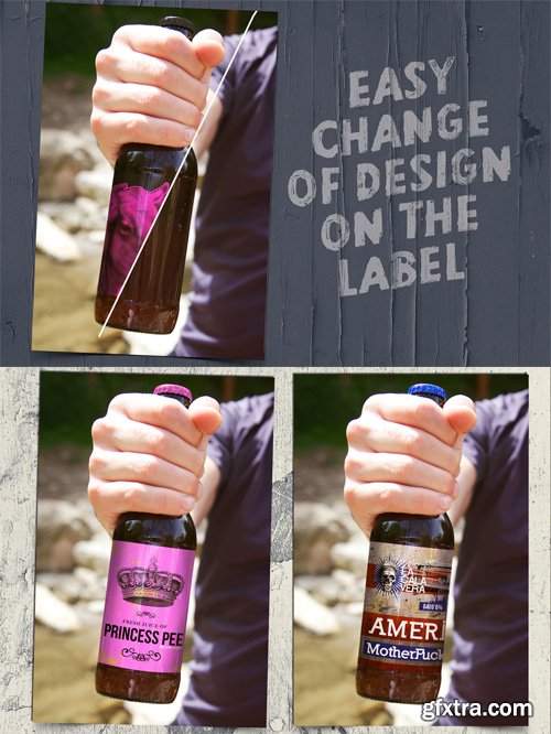 Beer Bottle Mockup