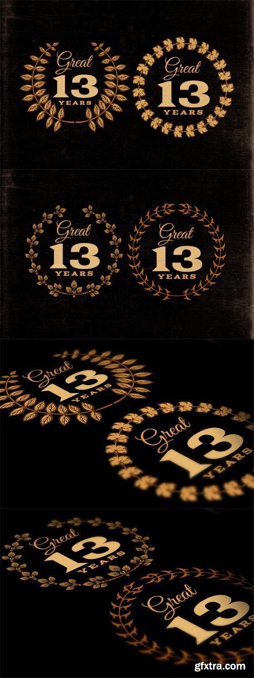 4 Ornamental Wreath Shapes