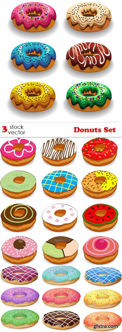 Vectors - Donuts Set