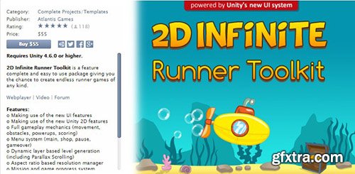 Unity3D - 2D Infinite Runner Toolkit v2.4