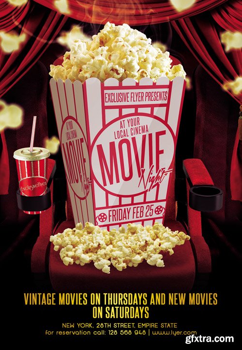 Movie Night - Flyer Template