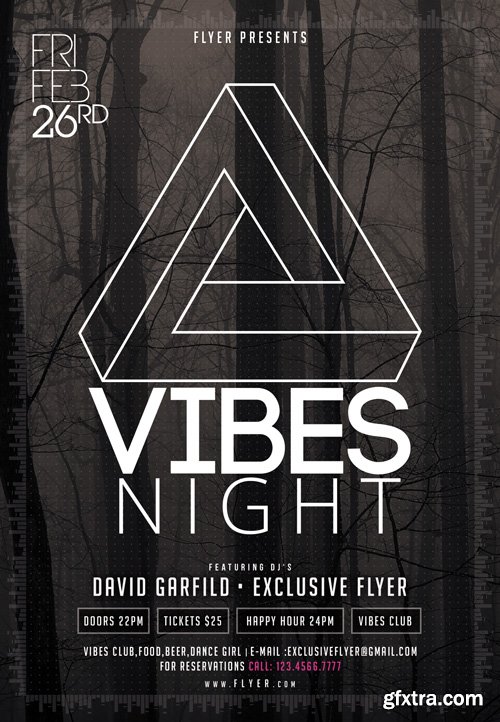 Vibes Night 2 - Flyer Template