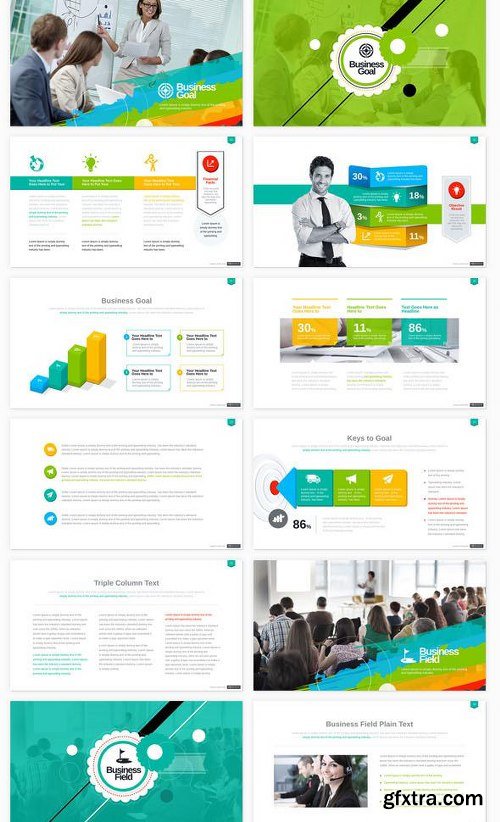 GraphicRiver Business Plan Infographic Powerpoint 10599756
