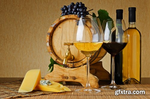 Wine and Cheese - 5 UHQ JPEG
