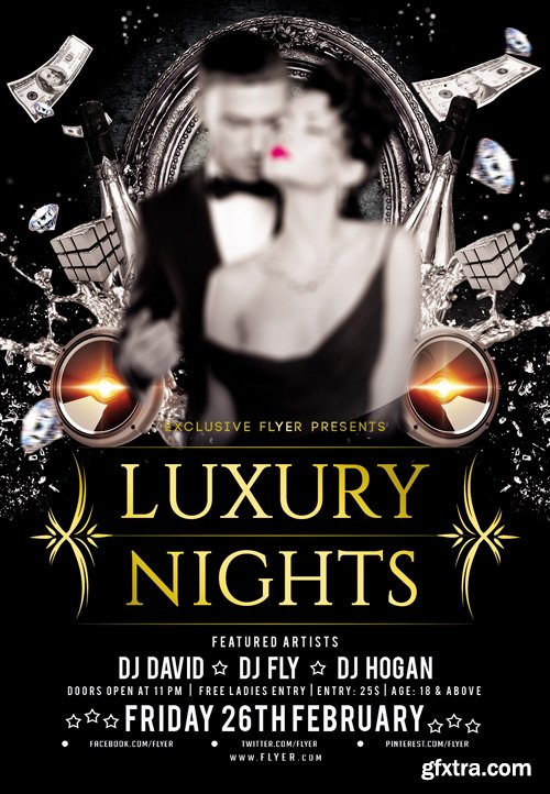 Vip Luxury Nights - Flyer Template