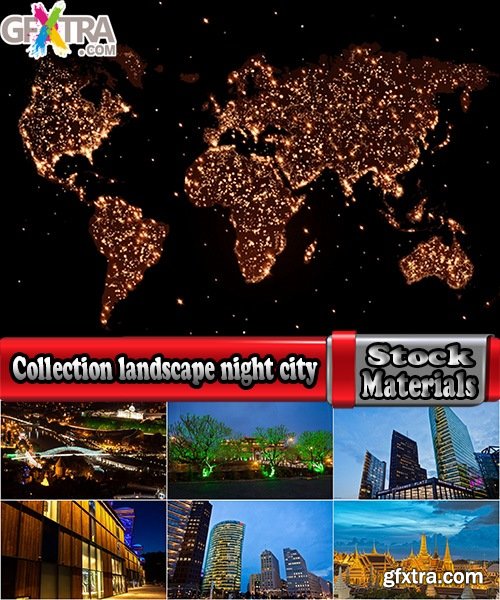 Collection landscape night city from around the world the skyscraper Bridge area 25 HQ Jpeg