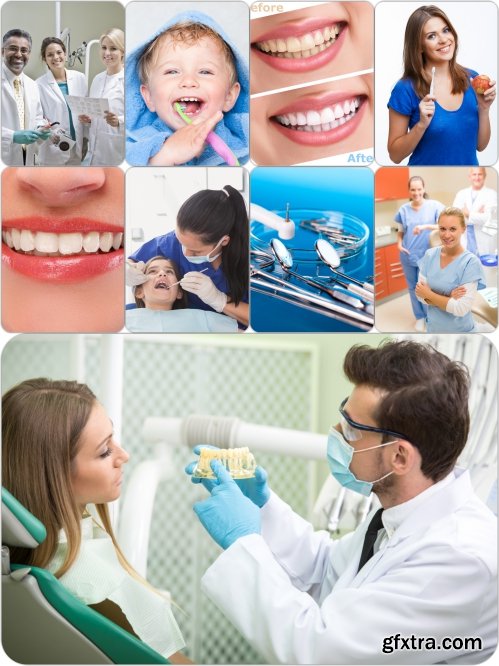 Stock Photos Dentists And Healthy Teeth Pack 1