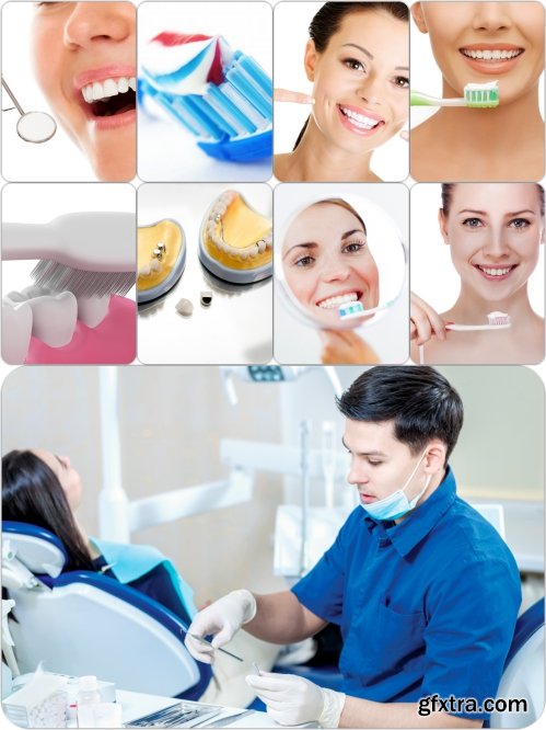 Stock Photos Dentists And Healthy Teeth Pack 3