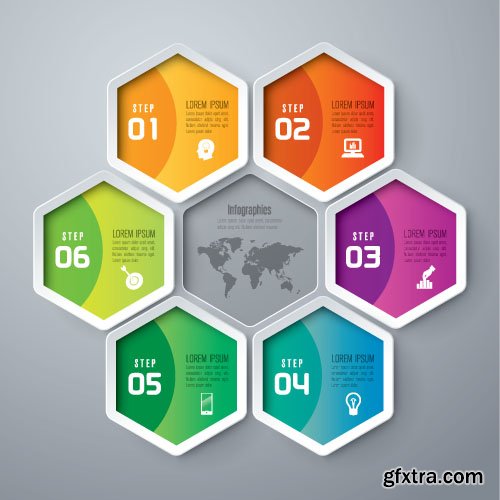 Infographics Vector Elements 6 - 10x EPS