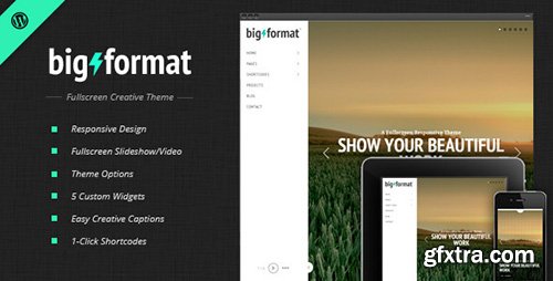 ThemeForest - BigFormat v1.4.1 - Responsive Fullscreen Wordpress Theme - 10767023