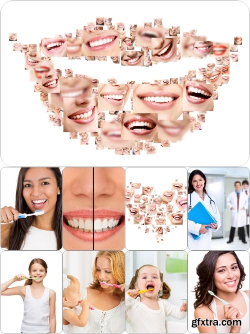 Stock Photos Dentists And Healthy Teeth Pack 4