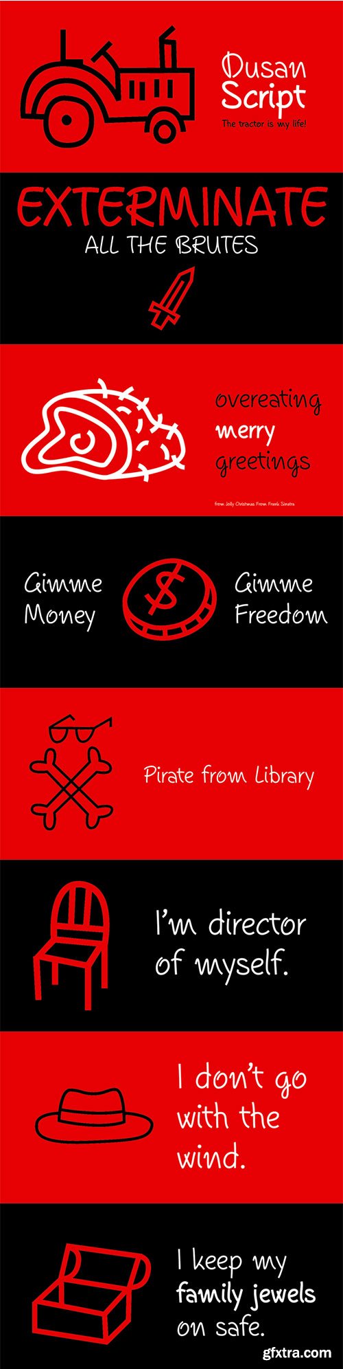 Dusan Script - Graceful Flow &amp; Idiosyncrasies 2xOTF