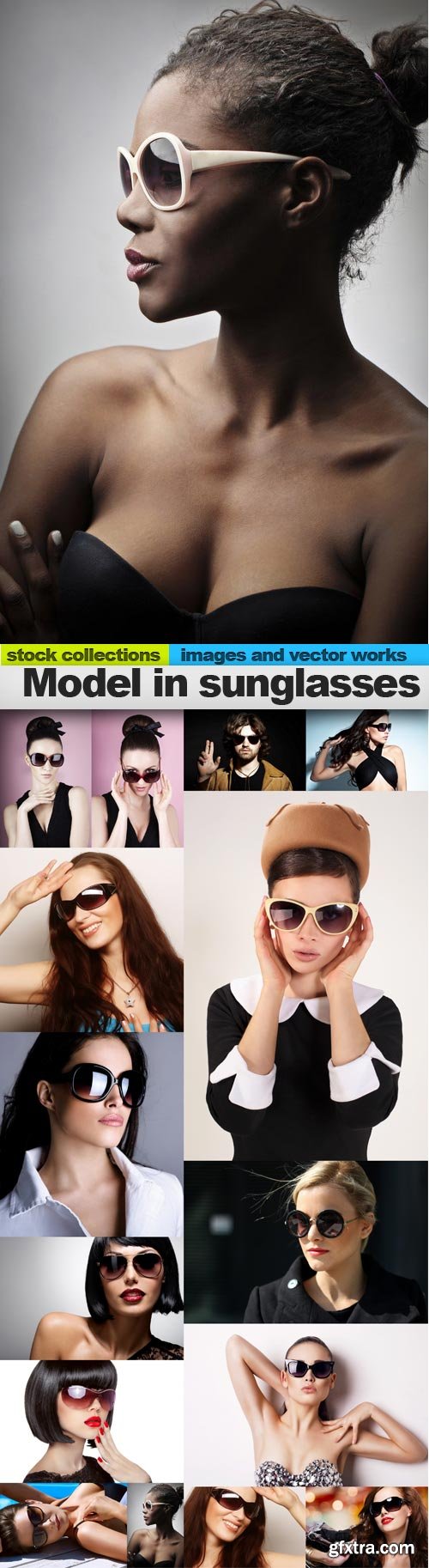 Model in sunglasses, 15 x UHQ JPEG