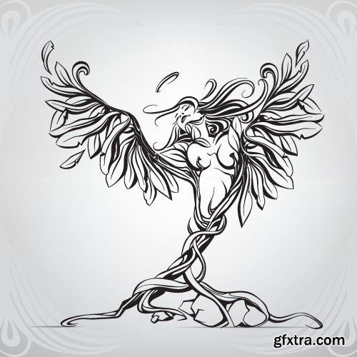 Tattoo element vector 2, &nbsp;15 x EPS