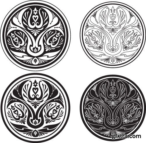 Tattoo element vector 2, &nbsp;15 x EPS