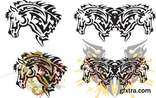 Tattoo element vector 2, &nbsp;15 x EPS