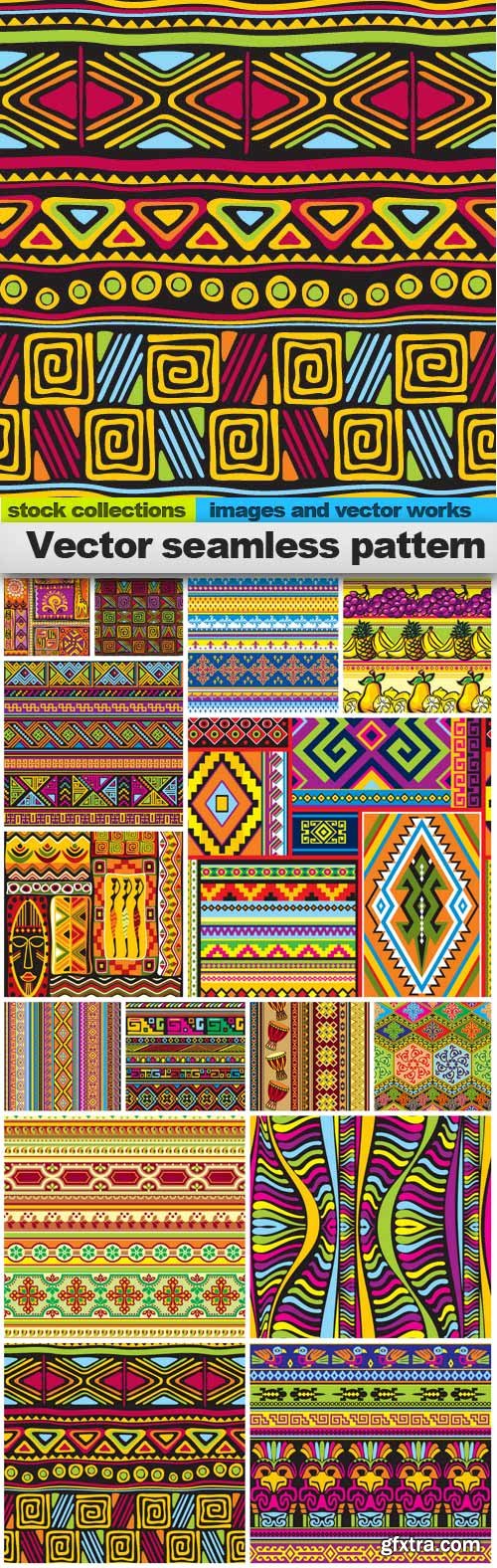 Vector seamless pattern, 15 x EPS