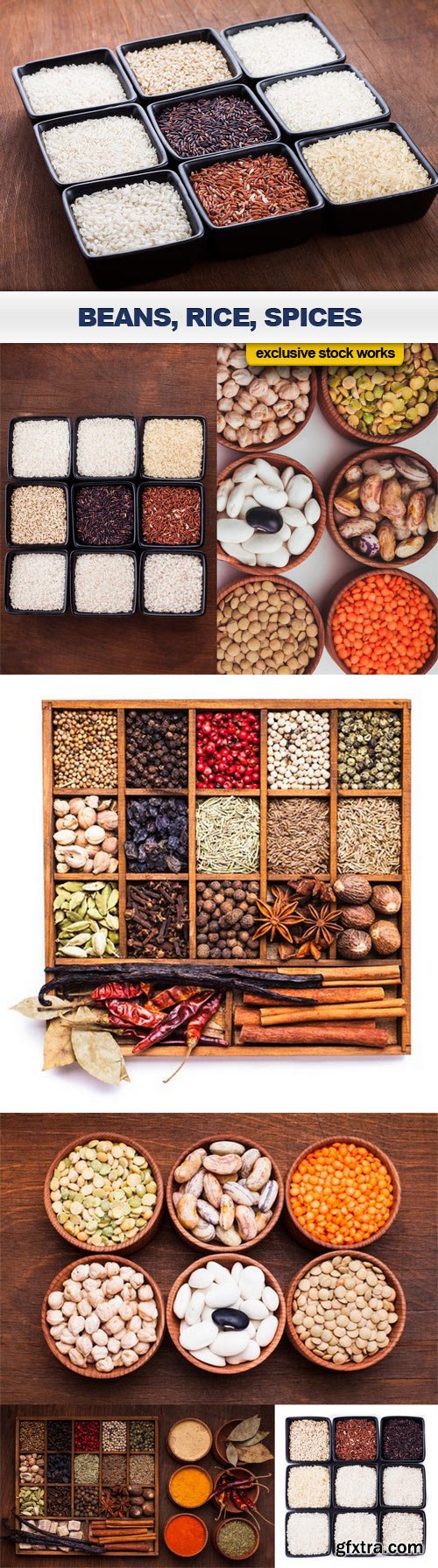 Beans, Rice, Spices - 7 UHQ JPEG