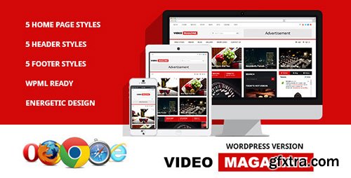 ThemeForest - Video Magazine v2.0 - WordPress Magazine Theme - 7993898