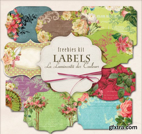 Scrap Kit - Floral Labels