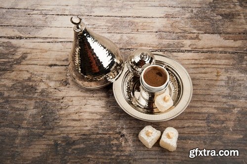 Turkish Coffee and Turkish Delight - 5 UHQ JPEG