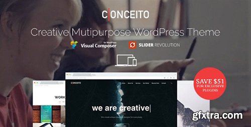 ThemeForest - Conceito v1.0 - Creative One Page Parallax WP Theme - 11457356