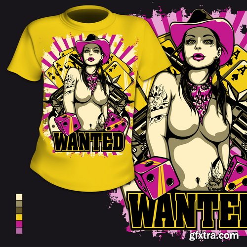 T-Shirt Design #4, 25xEPS