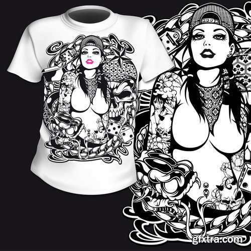 T-Shirt Design #4, 25xEPS